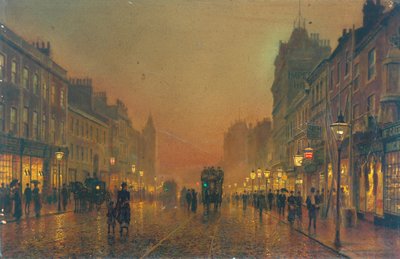 Briggate, Leeds by John Atkinson Grimshaw